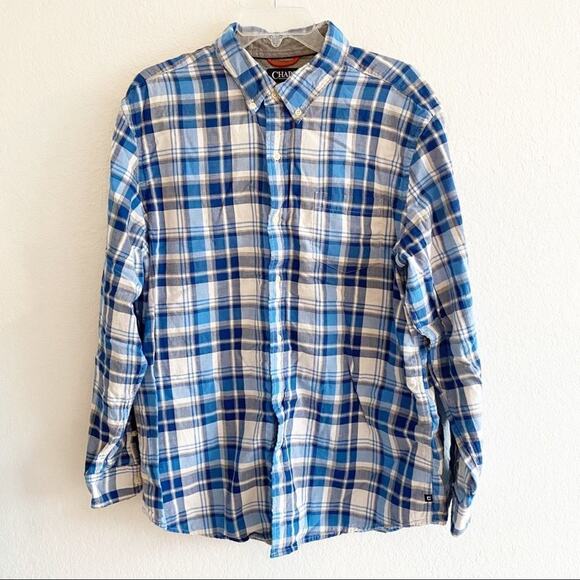 Chaps Men’s Lined Button-Down Long Sleeve Cotton Shirt Size XL - Picture 1 of 4